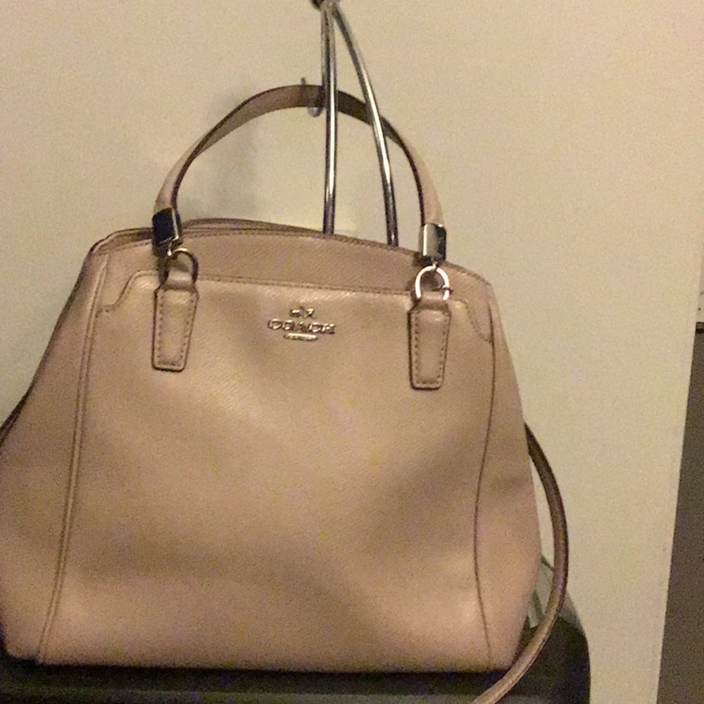 Coach Beige Shoulder Bag
